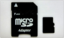 2GBのSDカードメモリ